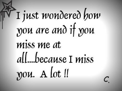 miss you